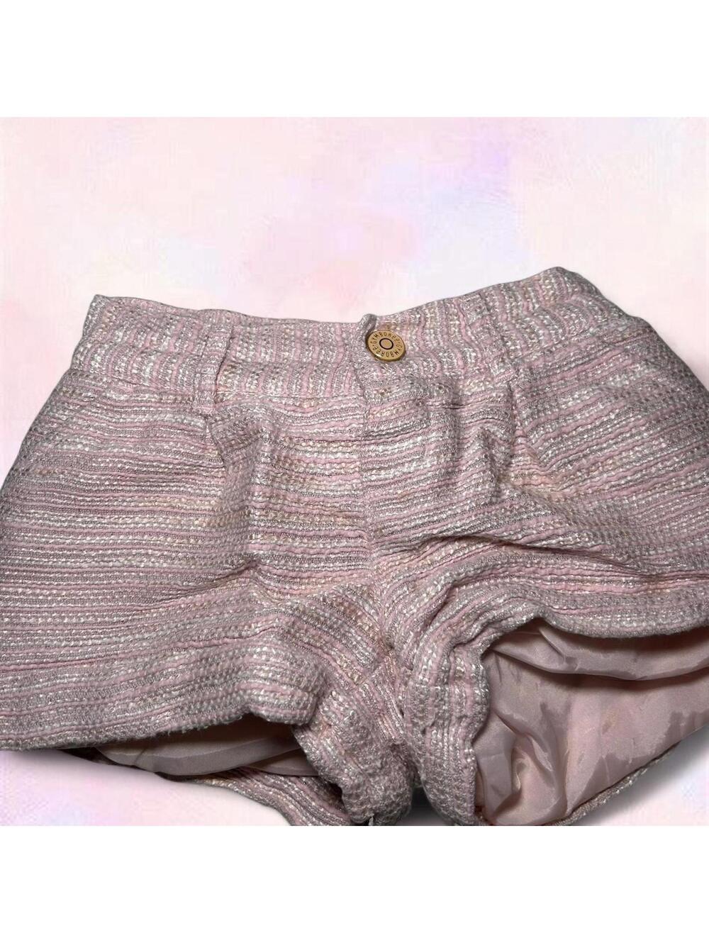 Pink Gymboree Tweed Style Shorts Size 4T - Picture 2 of 4